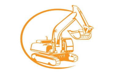 S & S Excavating Logo